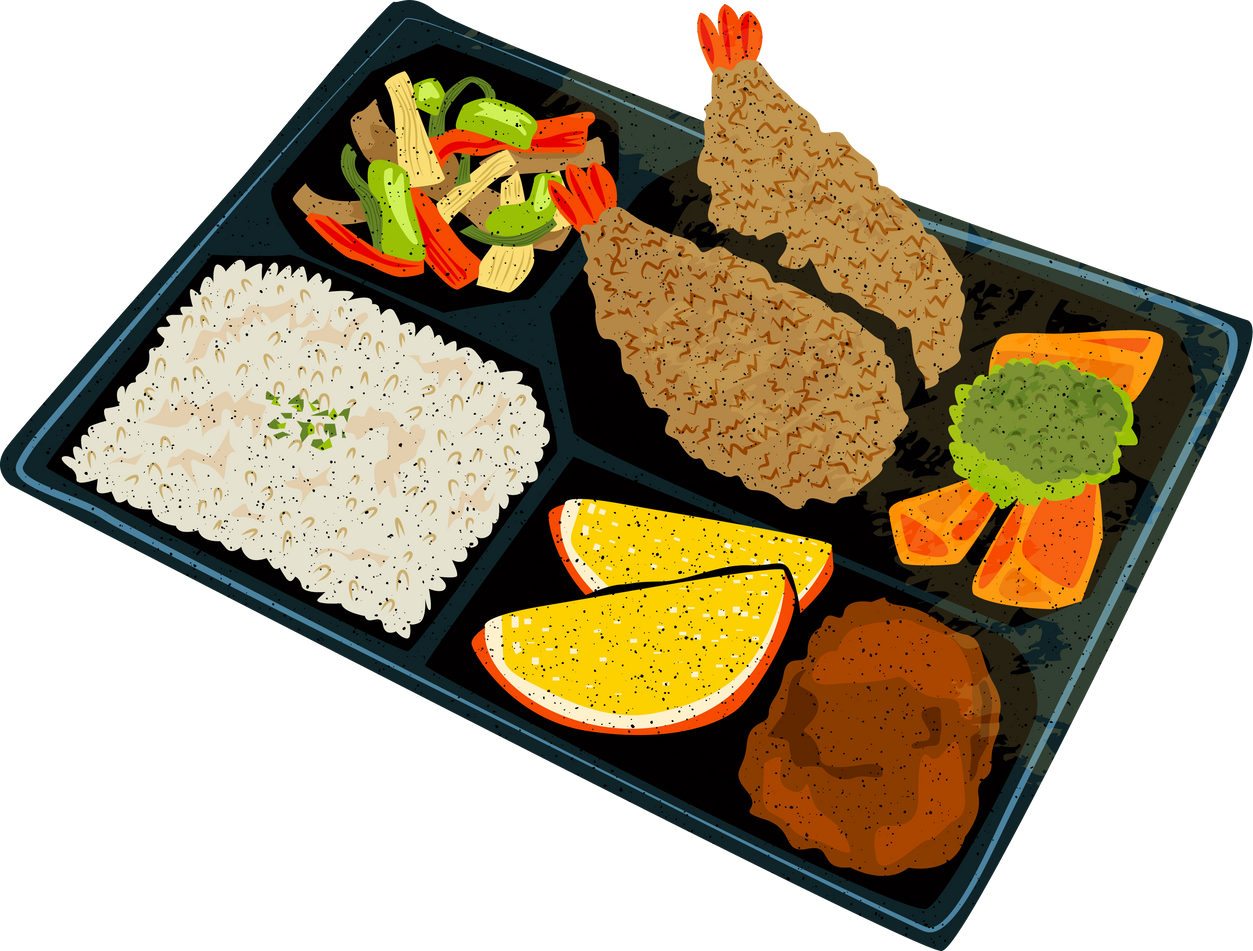 Editorial Textured Bento Box